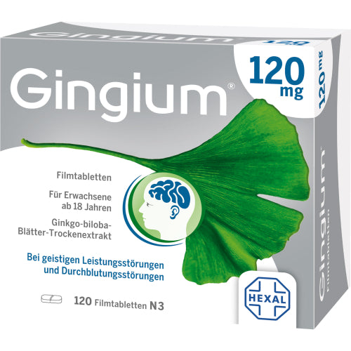 Gingium 120 mg Filmtabl (120 stk.)