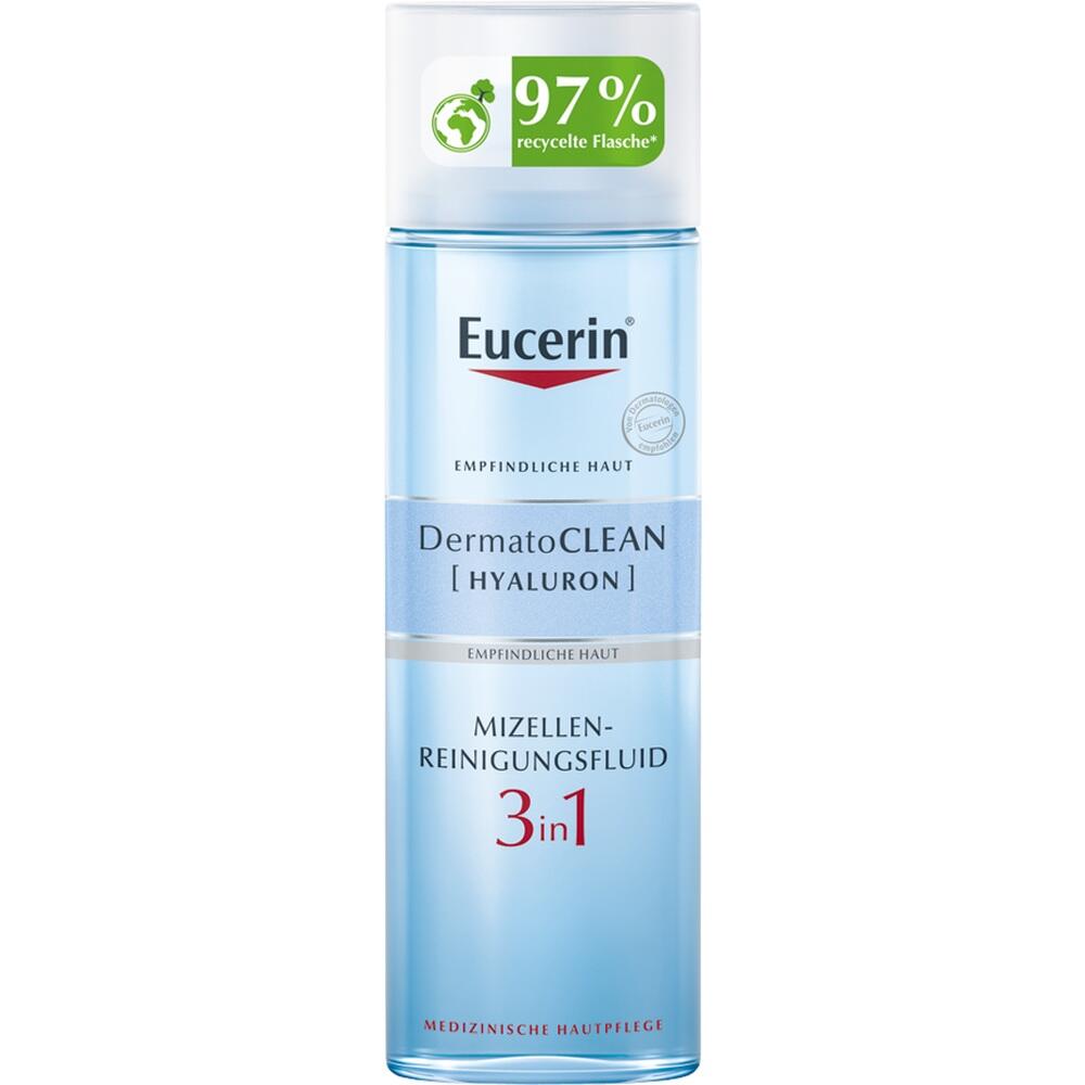 Eucerin DermatoCLEAN Hyaluron Mizellen-Reinigungswasser 3 in 1 (200 ml)