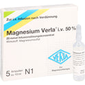 Magnesium Verla IV 50% INF (5 stk.)