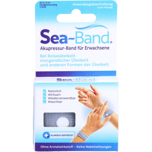 SEA Band Akupressur EW ERW GRA (2 Stk.)