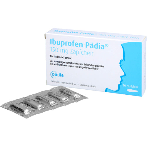Ibuprofen Paedia 150 mg SUP (10 stk.)