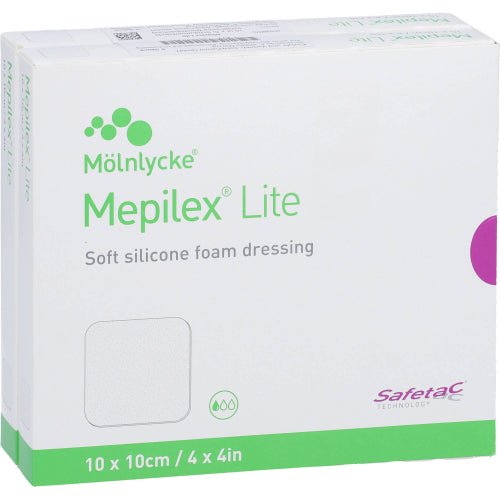 Mepilex Lite Skumforbinding 10x10 Cm Steril (10 stk.ück)