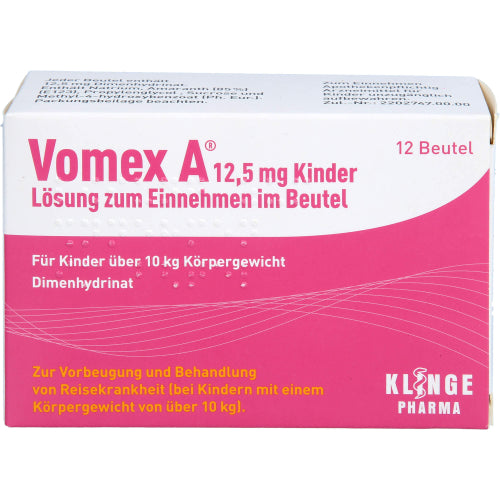 Vomex A 12,5 mg Børn BTL (12 stk.)