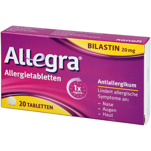 Allegra Allergitabletter 20 mg (20 stk.)