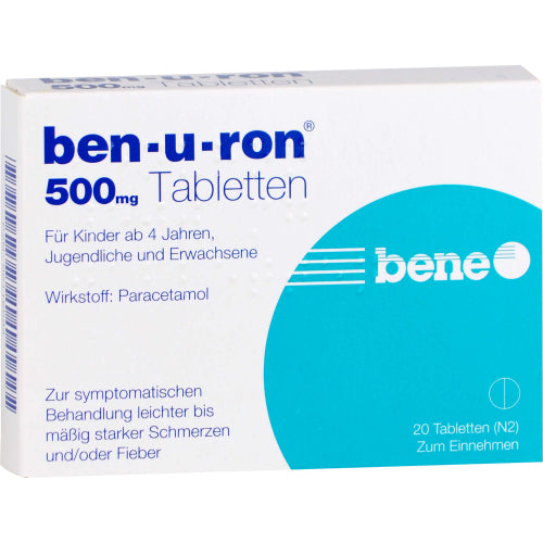 BEN-U-RON 500mg tabletter (20 stk.)