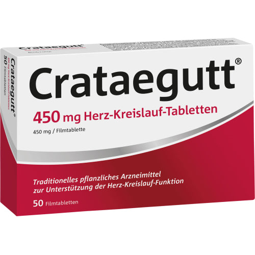 Crataegutt 450mg Herz Kreislauf (50 Stk.)