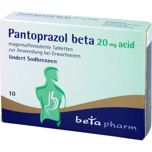 Pantoprazol Beta 20 mg Syrup Tabletten (10 Stück)