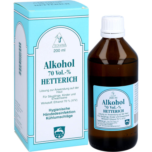 Alkohol 70 VOL % Hetterich (200 ml)