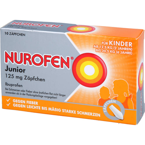 Nurofen Junior 125 mg Stikpiller (10 stk.)