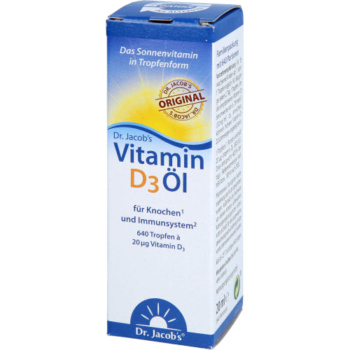 Vitamin D3 Öl Dr. Jacob's (20 ml)