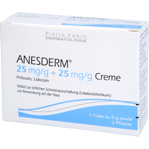 Anesderm 25+25mg/G + 2PFL (5 g)