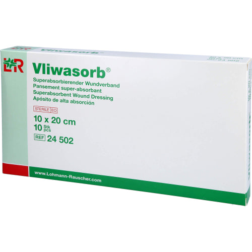 Vliwasorb SUP AB ST10X20cm (10 Stk.)