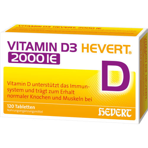Vitamin D3 Hevert 2000 IE (120 Stk.)