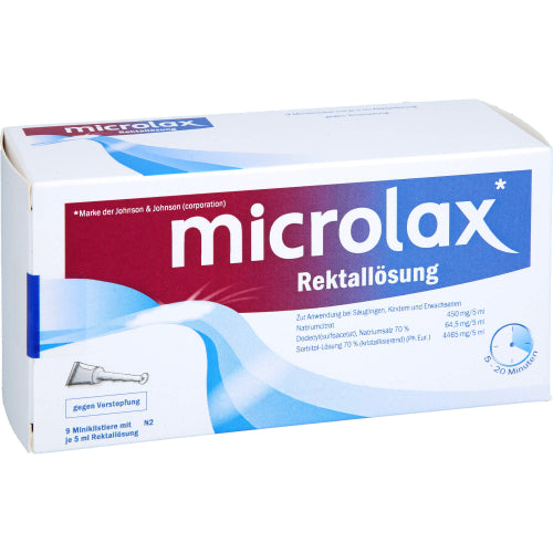 Microlax rektalvæske klyster (9X5 ml)