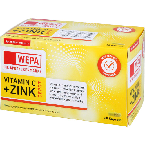 Wepa Vitamin C+Zink Kapseln (60 Stk.)