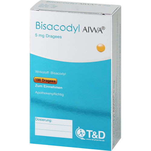 Bisacodyl Aiwa 5 mg Dragees (100 St.)