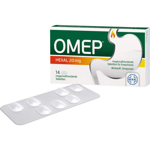 Omeprazol Hexal 20 mg magtarmtabletter (14 stk.ück)