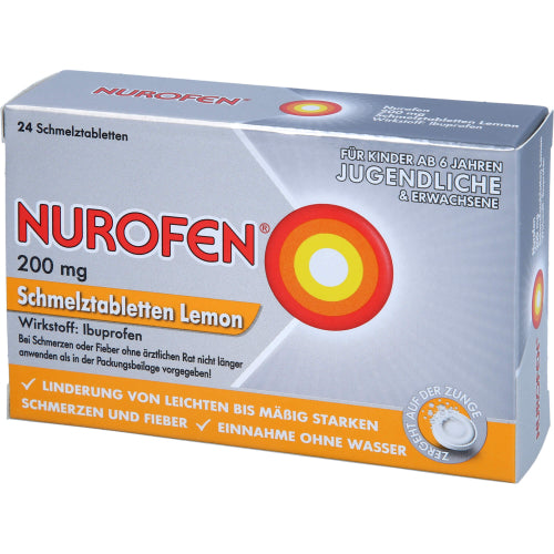 Nurofen 200 mg Schmelztabletten Lemo (24 St.)
