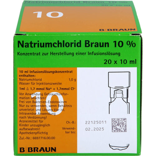 Natriumchlorid 10% Elektrolytkonzentrat (20X10 ml)