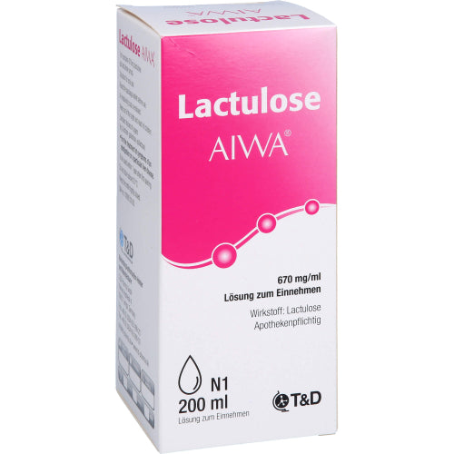 Lactulose Aiwa 670 mg/ml Lösung zum Einnehmen (200 ml)