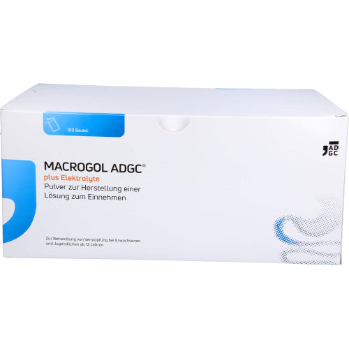 Macrogol Adgc Plus Elektrolyte Pulver til Oral Indtagelse  (100 stk.ück)
