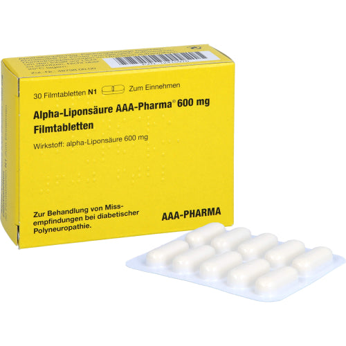 Alpha-liponsyre AAA600mg (30 stk.)