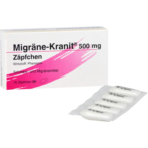 Migraene Kranit 500 mg Ztab (10 stk.)