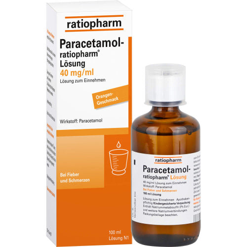 Paracetamol Ratio løsning (100 ml)
