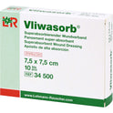 Vliwasorb SUP AB 7.5X7.5cm (10 Stk.)