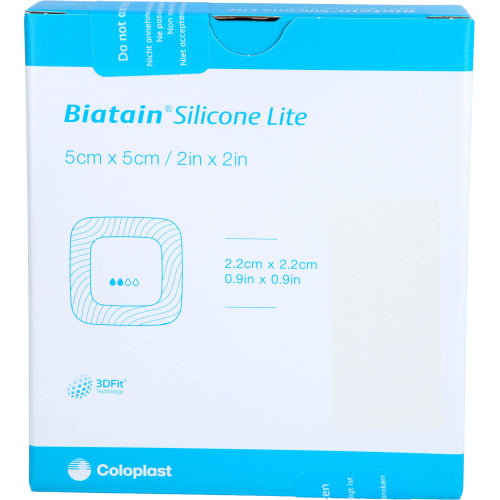 Biatain SIL Lite SCH 5X5cm (5 Stk.)