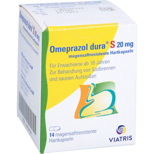 Omeprazol Dura S 20 mg (14 Stk.)