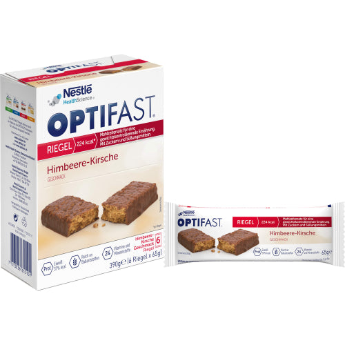 Optifast Riegel Himbeere KI (6X65 g)