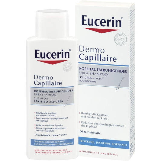 Eucerin Dermocapillaire Hovedbundsberoligende Ureashampoo (250 ml)