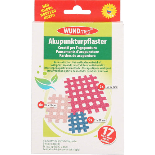 Akupunkturpflaster 3 Größen (17 Stk.)