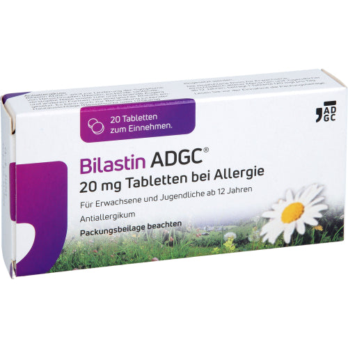 Bilastin Adgc 20 Mg Tabletter ved allergi (20 stk.ück)