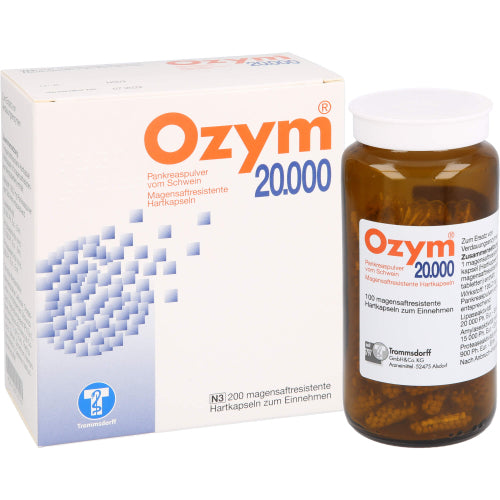 Ozym 20000 Hårde kapsler (200 stk.ück)