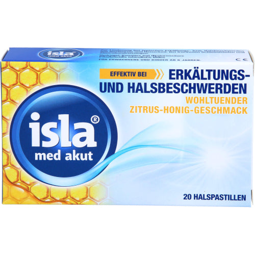 Isla MED Akut Citrus-Honning (20 stk.)