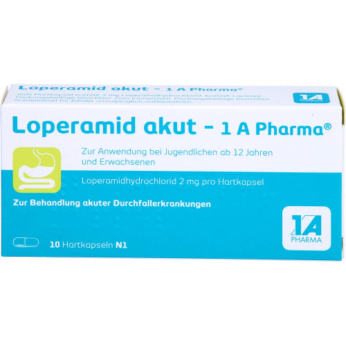 Loperamid Akut 1A Pharma (10 stk.)
