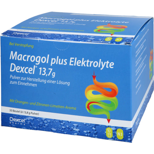 Macrogol Plus Elektrolyte Dexcel 13,7 G Plv (50 St.ck)