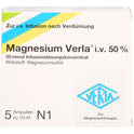 Magnesium Verla IV 50% INF (5 stk.)