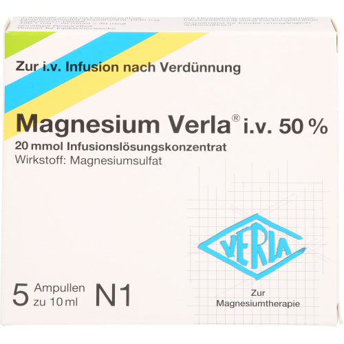 Magnesium Verla IV 50% INF (5 stk.)