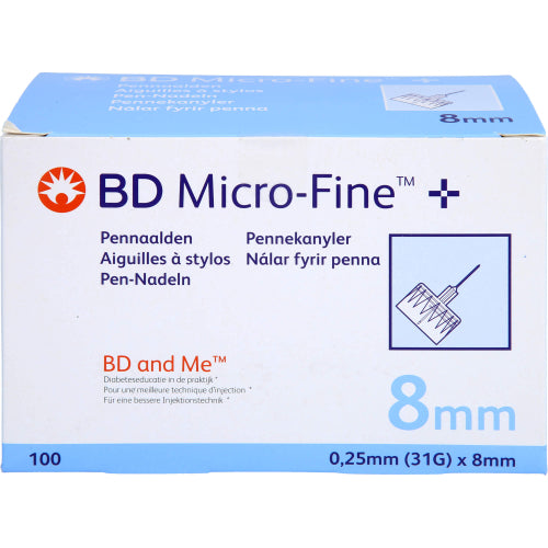 Bd Micro-Fine + Pen Nåle 0.25x8 Mm (100 stk.ück)