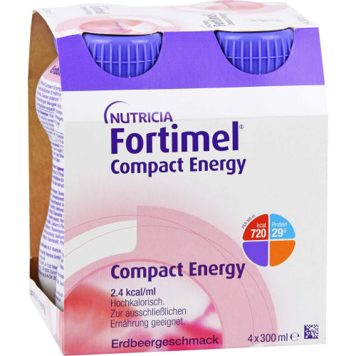 Fortimel Comp Energy Jordbær (4X300 ml)