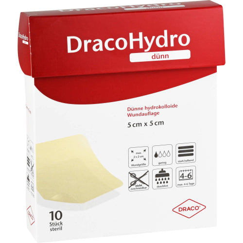 Dracohydro Dünn 5x5cm (10 Stk.)