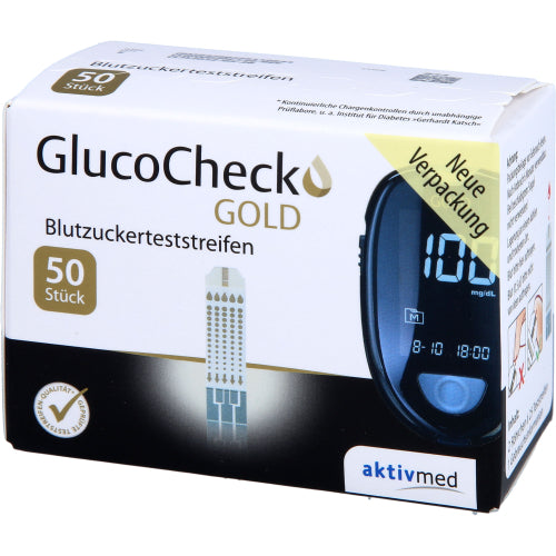 Gluco Check Gold Blutzucker Test (50 stk.)