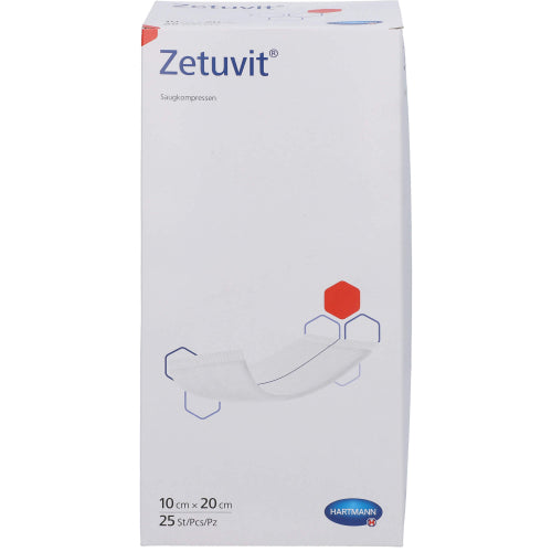Zetuvit Saugkompr ST 10X20 (25 stk.)