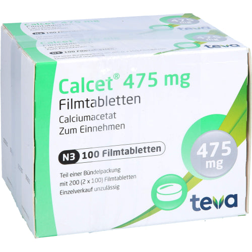 Calcet 475 mg Filmtabletter (200 stk.)