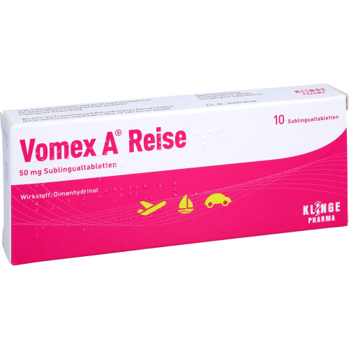 Vomex A Reise 50mg SUT (10 stk.)