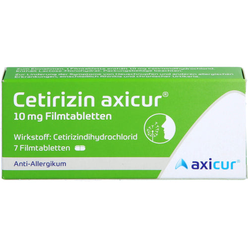 Cetirizin Axicur 10 Mg Filmtabletter (7 stk.ück)