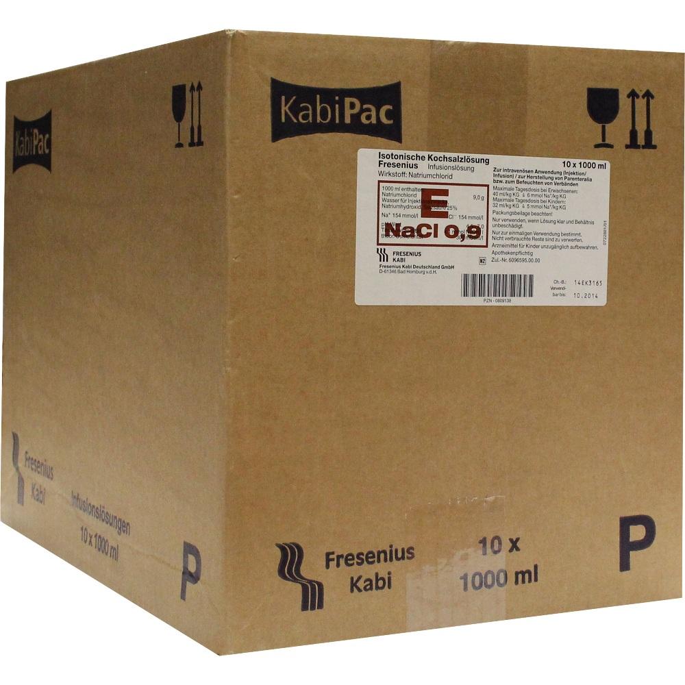 Kochsalz 0,9% Isoton Pl (10X1000 ml)